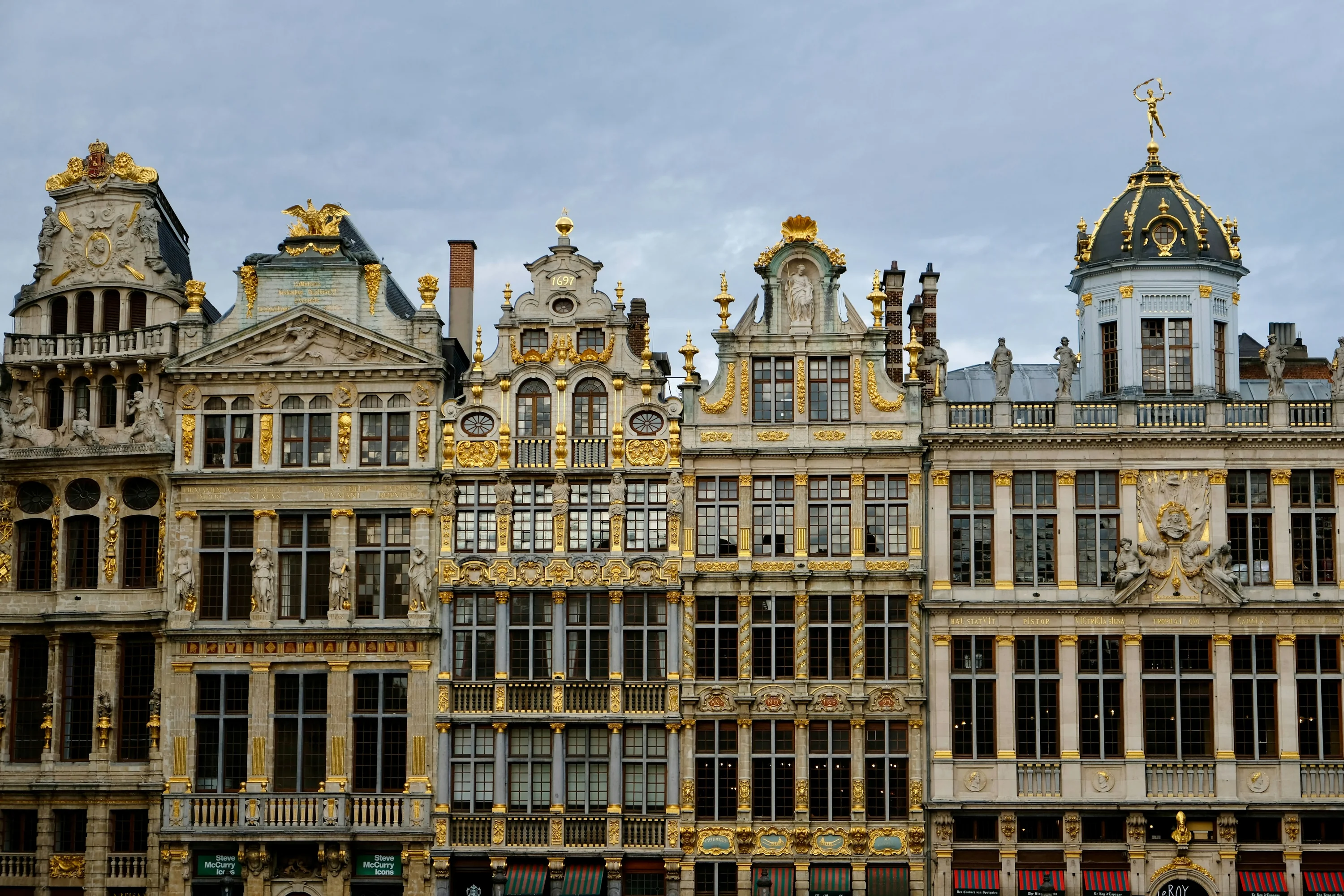 Historic architecture in Brussels